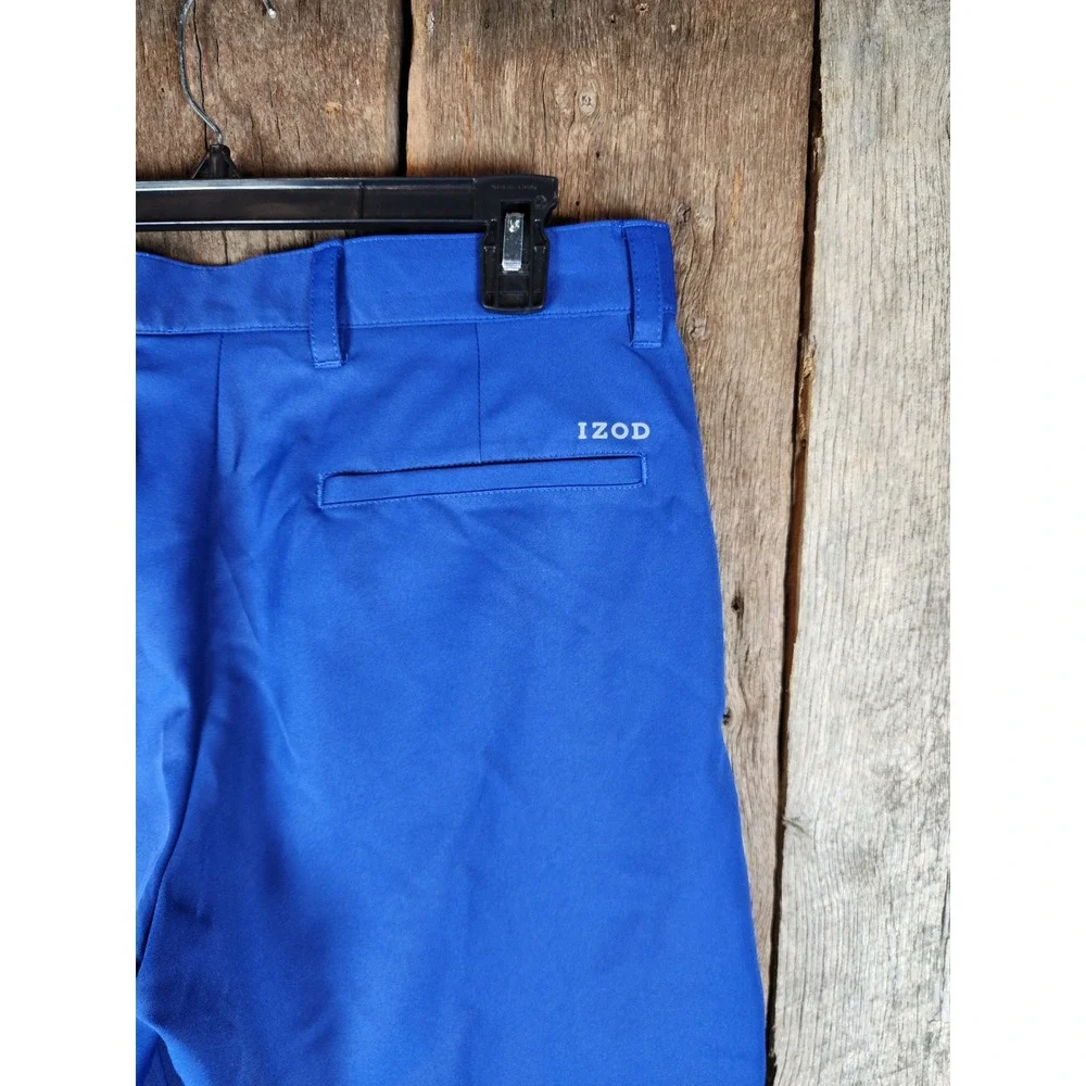 IZOD Golf Shorts Mens Blue Performance Size 30 Activewear